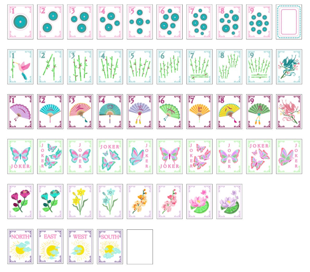 **PRE-ORDER** Radiant Mood Collection FULL SIZE White Pearl Tile Set (Estimated Delivery End of October)