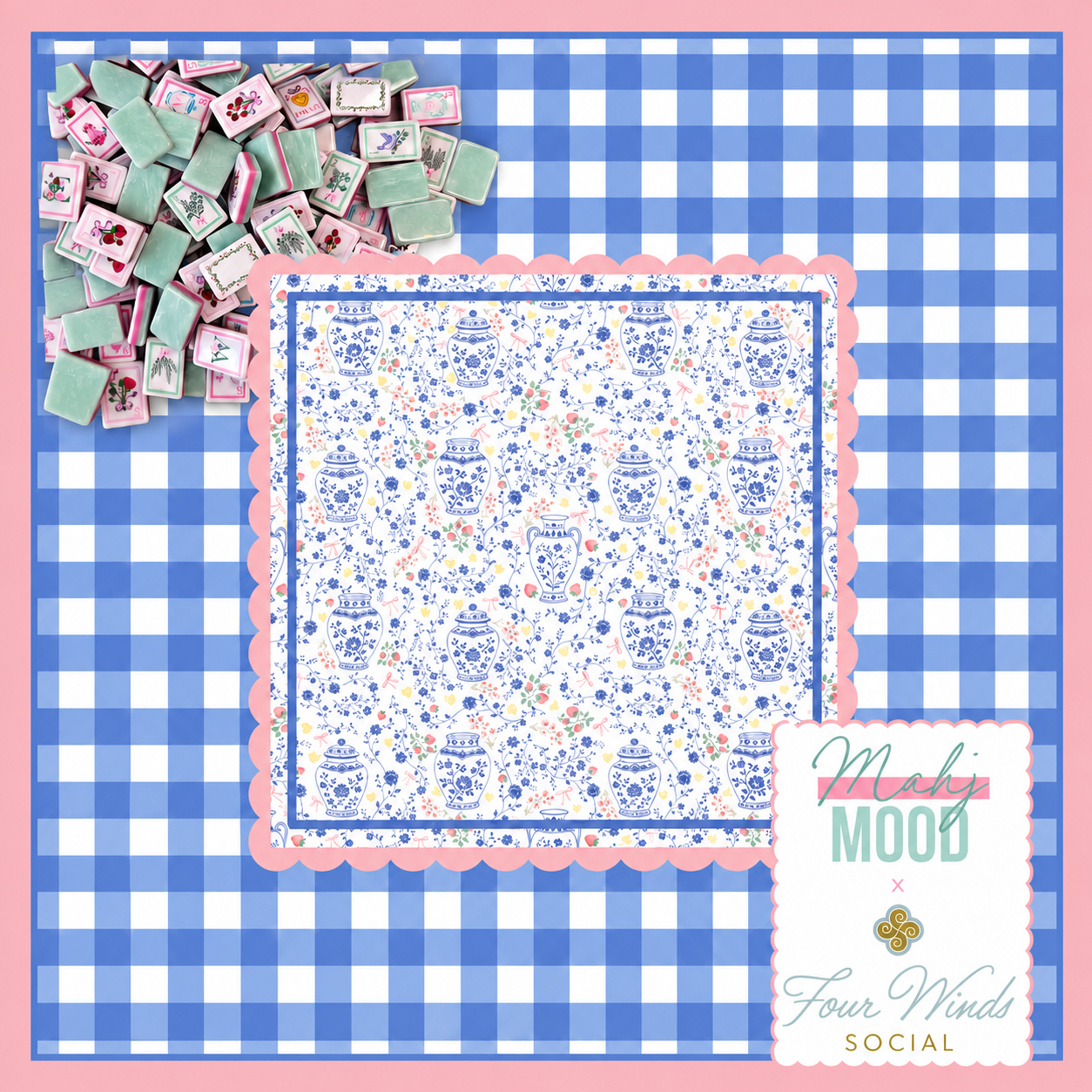 The Bow and Bloom Mat: Collab with Four Winds Social ***Pre-Order: Estimated Shipping End of September***
