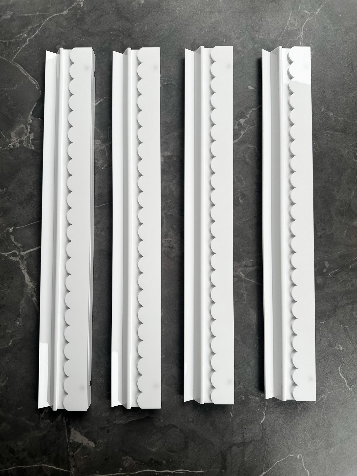 **PRE-ORDER**Pure White Acrylic Racks and Pushers (Estimated Mid June Delivery)