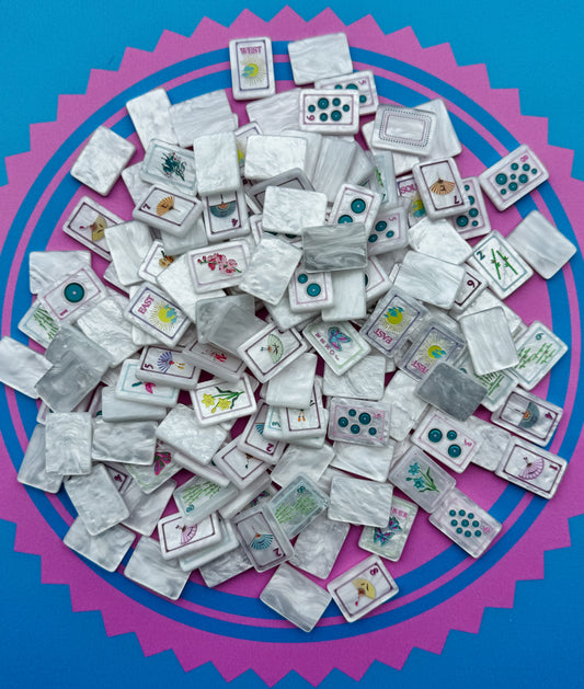 **PRE-ORDER** White Pearl Travel Tiles - Radiant Mood Collection (Estimated delivery late September)
