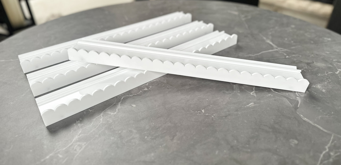 **PRE-ORDER**Pure White Acrylic Racks and Pushers (Estimated Mid June Delivery)