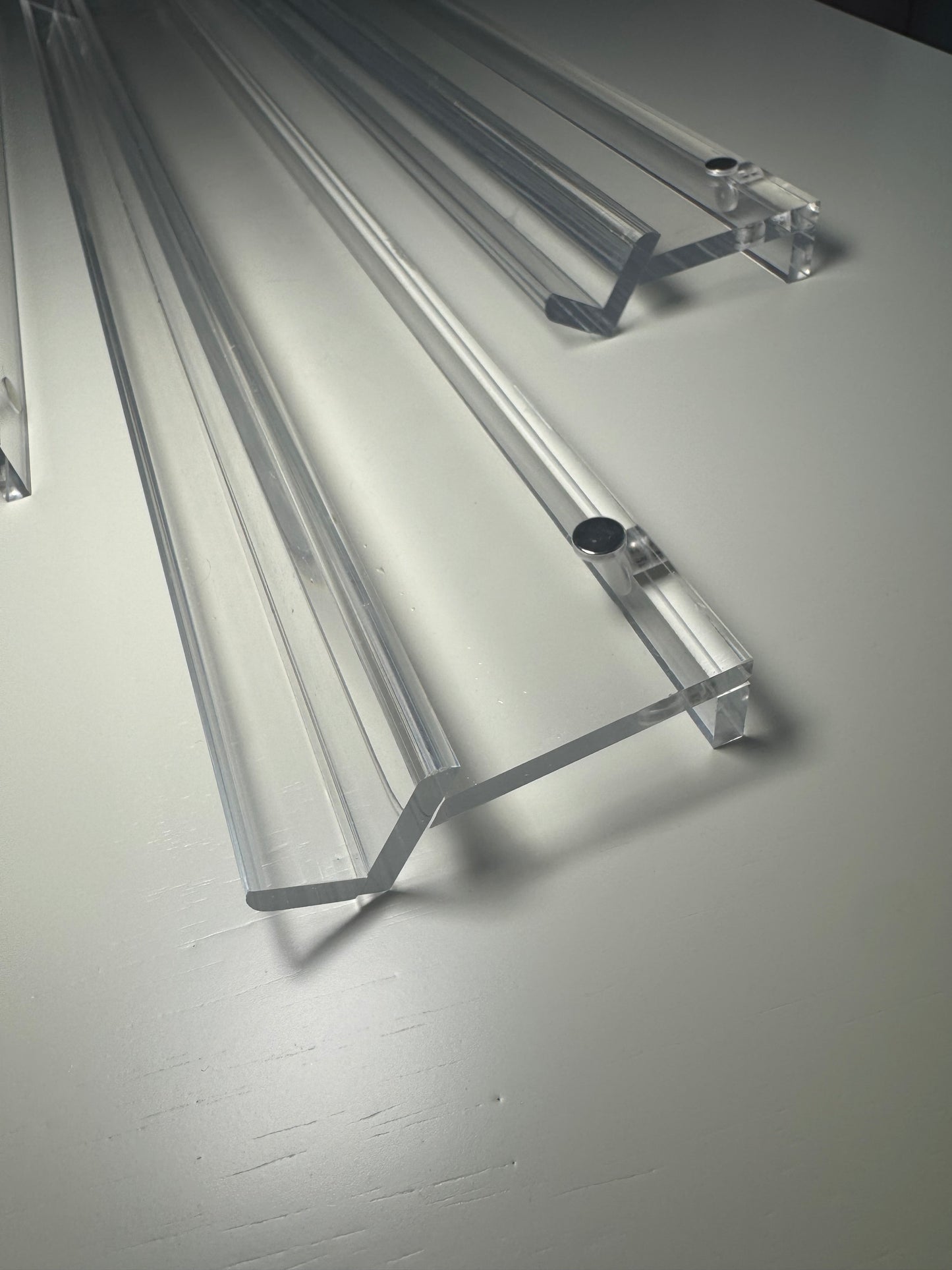Clear Acrylic Racks Set of 4- (No Pushers Included) Estimated Delivery End of February