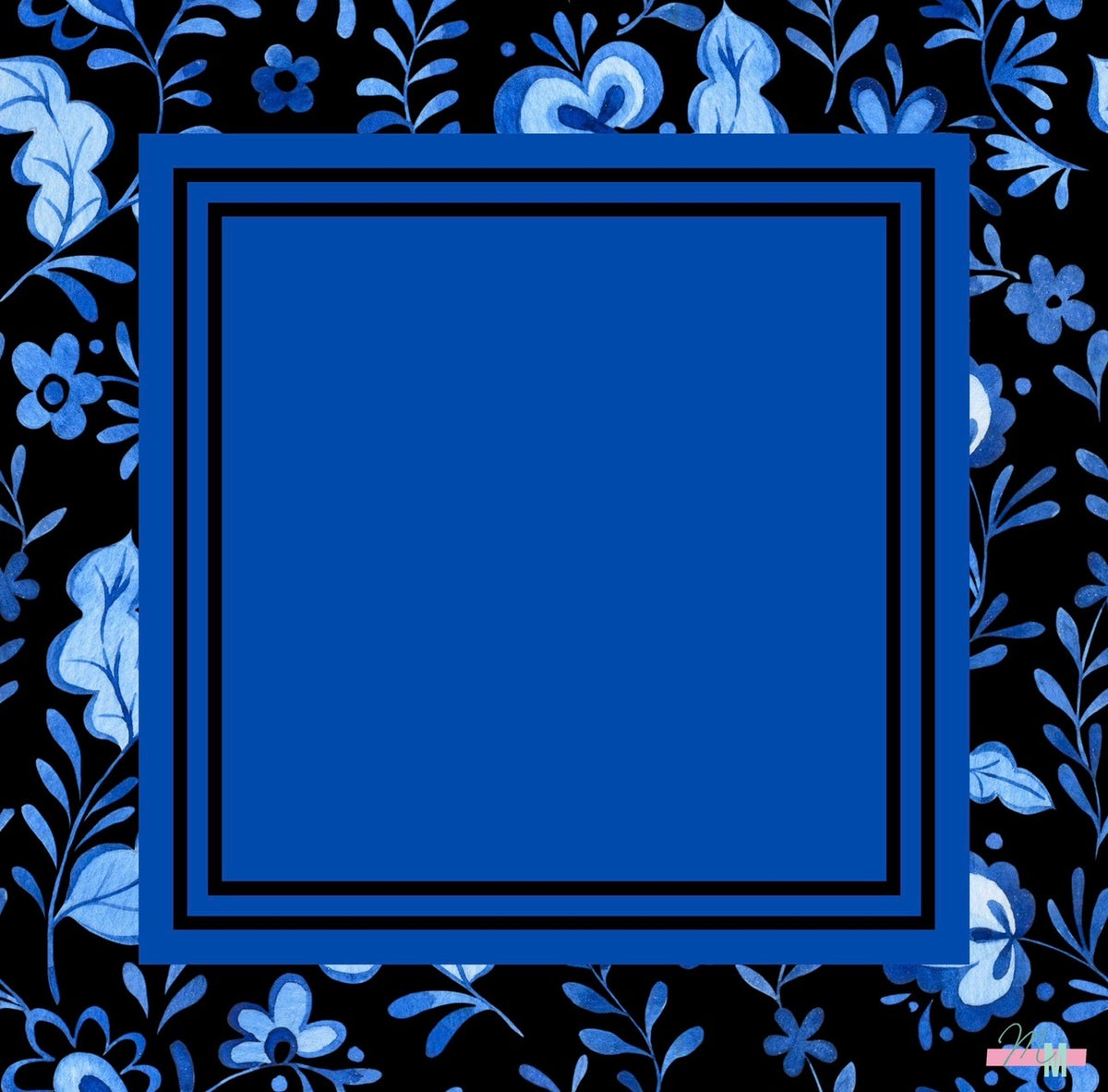 Midnight Bloom Mat