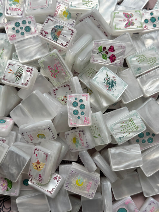 **PRE-ORDER** Radiant Mood Collection FULL SIZE White Pearl Tile Set (Estimated Delivery End of November)