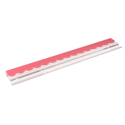 {PRE-ORDER} Scalloped Pink and Clear Acrylic Rack and Pusher Set of 4