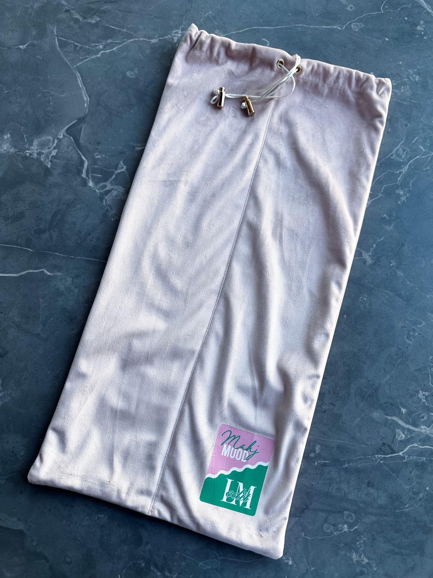 Pink Velvet Rack Bags: Mahj Mood X Larasmahjongedit COLLAB (Pre-Order: Estimated Delivery end of February)