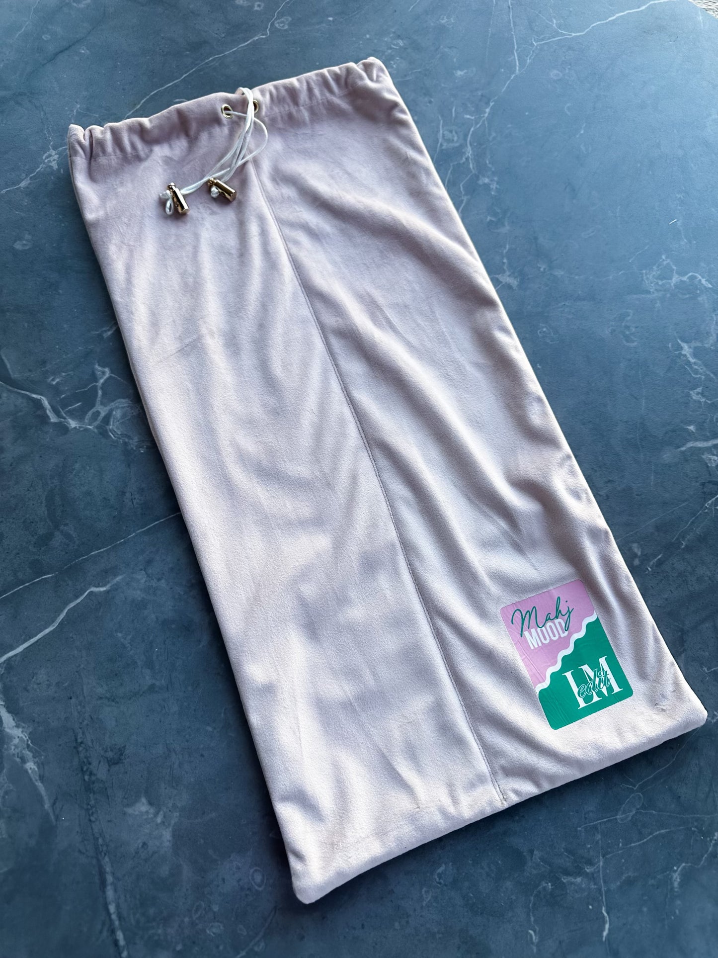 Pink Velvet Rack Bags: Mahj Mood X Larasmahjongedit COLLAB (Pre-Order: Estimated Delivery end of February)