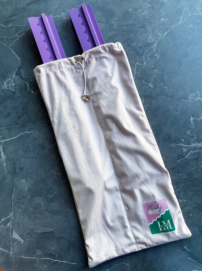 Pink Velvet Rack Bags: Mahj Mood X Larasmahjongedit COLLAB (Pre-Order: Estimated Delivery end of February)