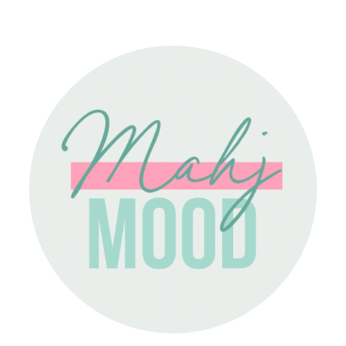 Mahj Mood Scalloped Pink Wooden Rack and Pusher Set of 4 5